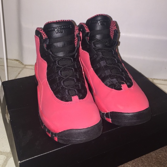 COPY - Air Jordan 10 (Gs) Fusion Red - Picture 3 of 4